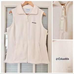 Columbia White Vest 🍁 Sz. L